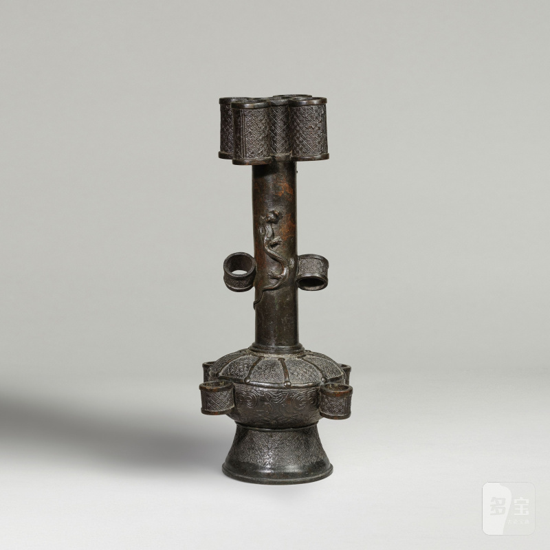 明 庚戌年（1550年） 銅投壺 | GRAND VASE ARCHAÏSANT EN BRONZE, TOUHU - 图5